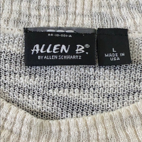 Cream with shimmer lightweight sweater - Picture 2 of 5